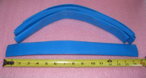 (7) Large Shrink Fit Tubing 1&#034; Shrinks up to 50% Blue New 15&#034; in Length