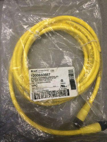 Brad Connectivity 1200660887 4-Pole M/F ST/ST 3M 18/4 AWG Cord