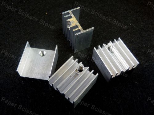 15pcs 15x10x16mm to-220 power transistor aluminum heat sink mosfet 7805 7812 for sale