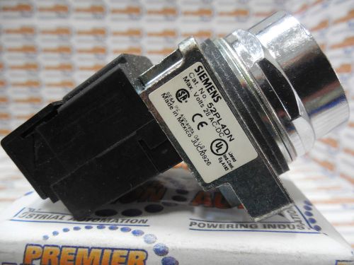 SIEMENS, 52PL4DN, PILOT LOIGHT FULL VOLTAGE TYPE 24-28 VOLTS, NO LENS