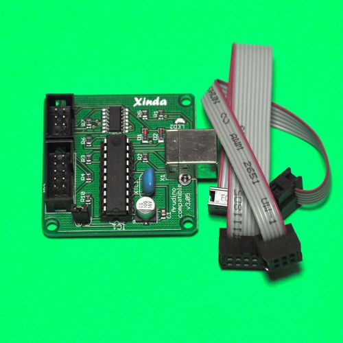 Usbtinyisp avr isp programmer for arduino ide bootloader + 6pin and 10pin cable for sale