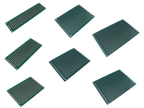 HQ Prototype Board Package Perforated 2.54mm Plated Breadboard Pack of 7 Pieces