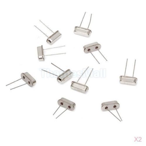 2x set of 10pcs 2 pin 0.2inch pitch 8mhz crystal oscillator hc-49s high quality for sale