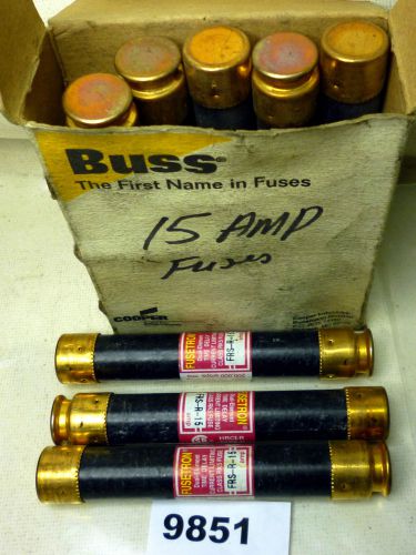 (9851) Lot of 8 Buss FRS-R-15 Fuses