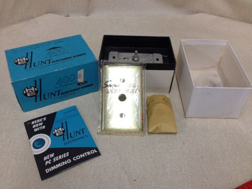Vintage Hunt Electronic Dimmer PC4-F in Orig Box w/ Instr - NOS USA