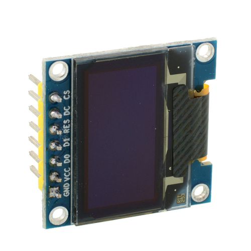 White 3-5V 0.96&#034; SPI Serial 128X64 OLED LCD LED Display Module Arduino