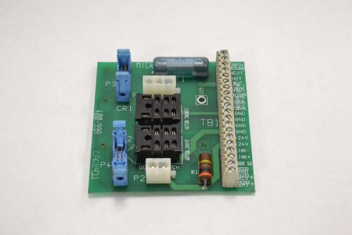 MICRO-CRANE 400-99A LOGIC RELAY DOOR SWITCH MODULE PCB CIRCUIT BOARD B335546