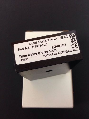 Ssac hrds120 timer relay 12v dc for sale