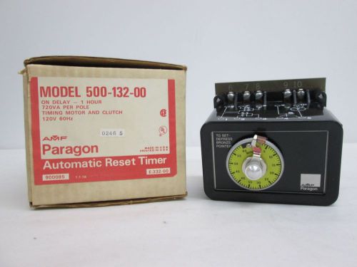 New paragon 500-132-00 60minute automatic reset timer 120v-ac 720va d296714 for sale