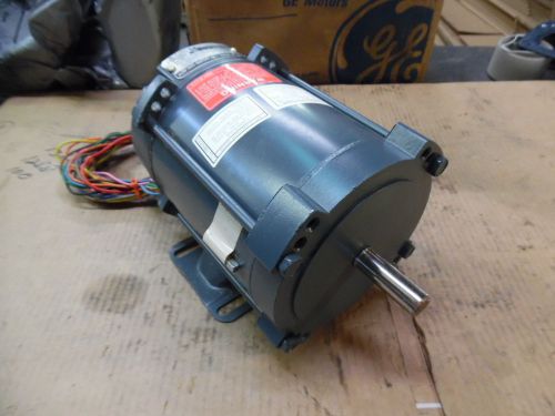 GE A-C EXPLOSION PROOF MOTOR, 1/3 HP, 230/460V, RPM 1725, FR 56, NEW- IN BOX