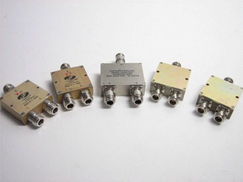 Lot of 5 Power Combiners/Dividers CSI, Meca V-Line &amp; JFW (ag 0)