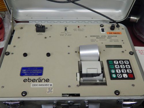 Eberline WLR-1A Working Level Monitor
