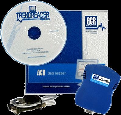 Acr systems trh-1000-sp two channel temp and rh data logger starter pack for sale
