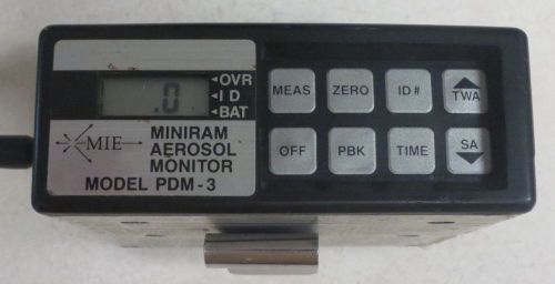 Mie miniram aerosol monitor model pdm-3 for sale