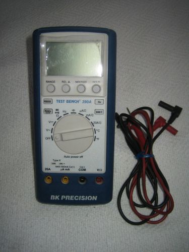 BK Precision Test Bench 390A Digital Multimeter w Test Leads Free Ship