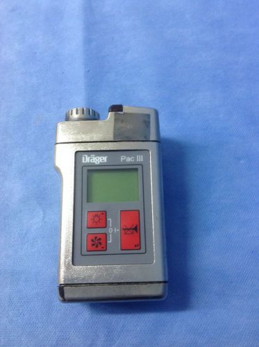 Drager Pac III Gas Monitor, Handheld