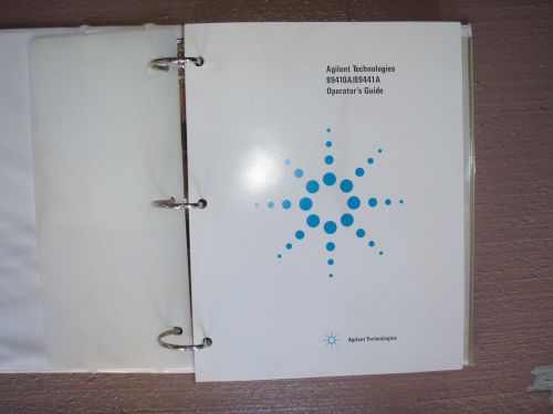 Agilent HP 89410A/89441A Operating Guide