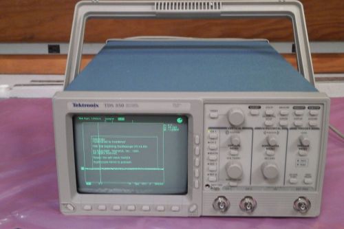 Tektronix TDS 350 2 channel Oscilloscope (see option on back of Unit)