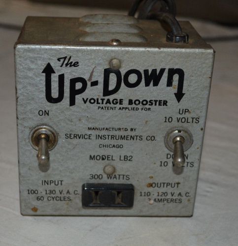 Vintage The Up &amp; Down LB 2  Ham Radio Voltage Booster Ham Radio Test  Amp