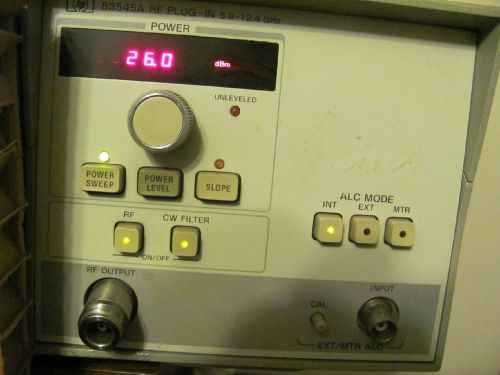 HP AGILENT 83545A FREQUENCY SOURCE GENERATOR 5.9-12.4GHZ FOR 8350B