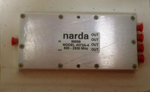 NARDA POWER DIVIDER MODEL 4372A-4  (800 - 2500 MHz)