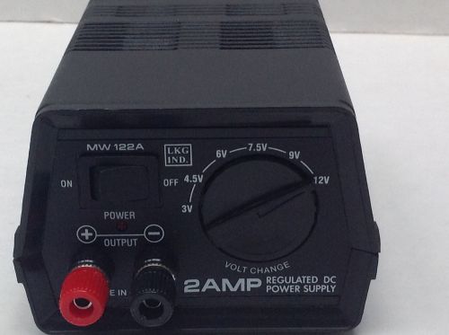 6-ways multi voltage 2 amp regulated power supply 100 - 2,000ma l.k.g. mw122a !! for sale
