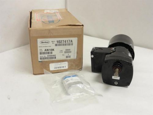 147011 new in box, nordson 1027417a rotary glue tank pump motor 115/230vac for sale
