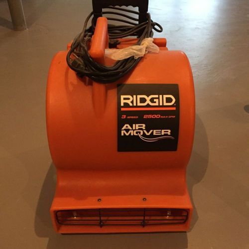Ridgid Air Mover 3 Speed 2500CFM - USED ONCE