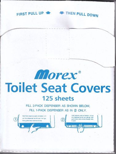 Morex  Toilet Seat Covers 1/4 fold  - 125ct