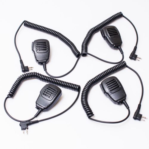 4 pcs Speaker Microphone for Motorola CP200 AV1200 BearCom BC130 AXV5100 AXU4100