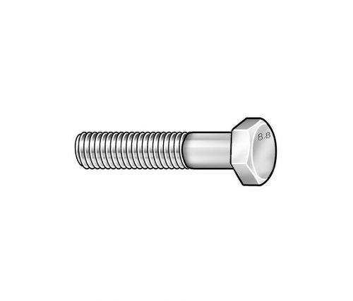 M12-1.5 x 50mm hex bolt/cap screw din960 partial thread - plated - lot of 6 for sale