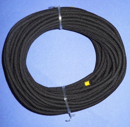 3/16&#034; x 50&#039; jet  black mfp cover bungee / shock cord / seconds / bad spot for sale