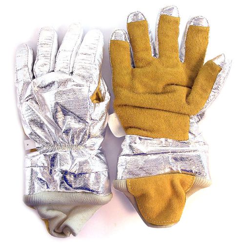 American firewear aluminized firefighter proximity 3-d gloves gl-bpr-rwa-m for sale