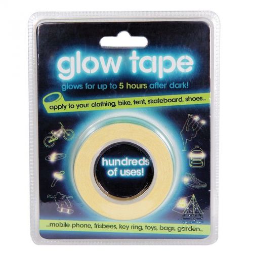 Glow in The Dark/Night Sticky Tape Sellotape Glowing Novelty Childrens Gift