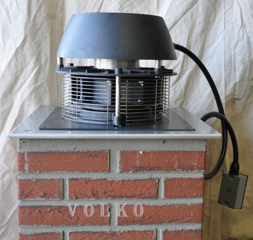 Enervex/exhausto efh 200 fan - 600 cfm inducer fan for gas fireplace or kitchen for sale