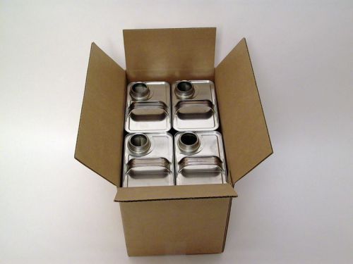 Shipping Box Holds Four - 1 Gallon F-Style Metal Cans   Qty 10   UB13810