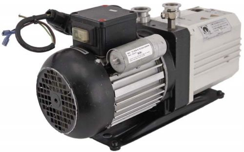 Leybold trivac d10e dual-stage oil-sealed rotary vane high vacuum pump #1 for sale
