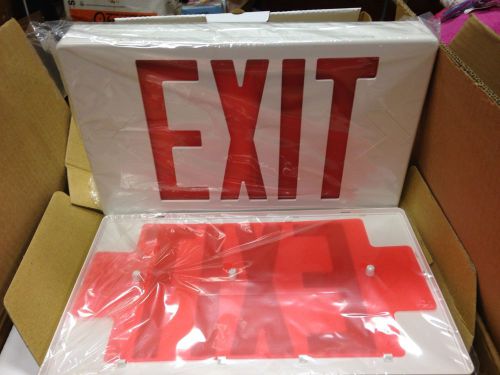 LED Light Red Emergency Exit Sign - lighting fixture, UL, US SELLER