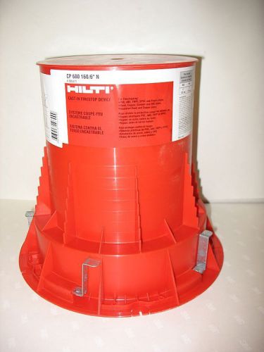 Hilti CP 680 160/6&#034; Cast In Place Fire Stop Device 305371 New