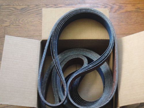 (6) 2 x 72 sanding belts  cf schroder sly782 ceramic p100 for sale