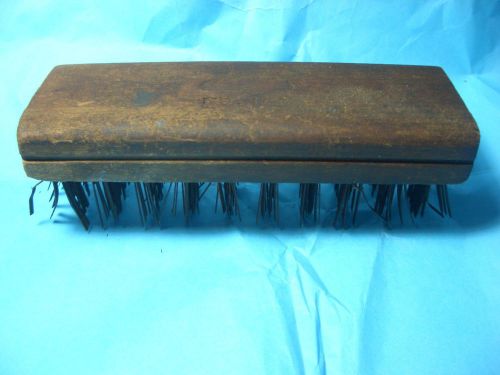 Vintage osborn no. 106 metal cleaning brush metal bristles hardwood handle evc for sale