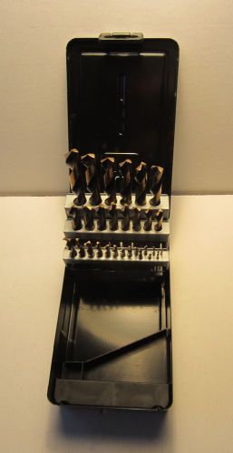 Kimball Midwest 29 PC Super Primalloy Drill Set 1/16-1/2 by 64ths New with Case