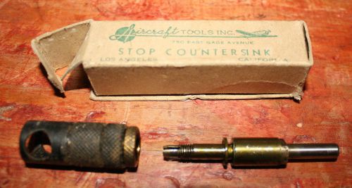 Antique/ vintage ATI, Aircraft Tools Inc. Stop Countersink tool