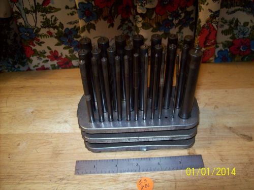 Transfer Punch Set Center Hole 27-Pc’s 3/32”-17/32” SEE DESC.