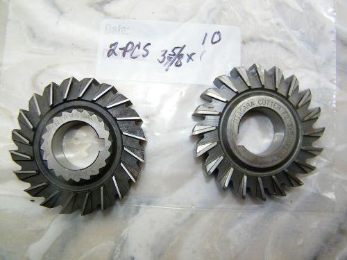 2-pcs - niagara - side milling cutters - 3 x 5/8 x 1, usa for sale