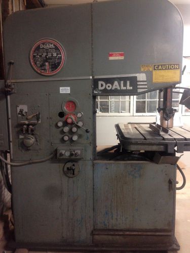 DoAll Vertical Metal Band Cutting Saw Model 26-3 - No Reserve!