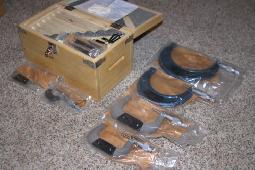 ENCO OUTSIDE MICROMETER SET - NEW - PARTS SEALED Made In China