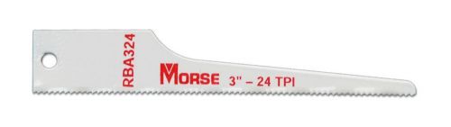 Mk morse rba324t05 24tpi air saw reciprocating blade ,3-inch, 5-pack brand new! for sale