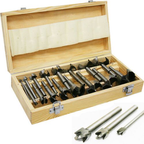 New 16pc forstner bit set woodworking wood drill bits kit for sale