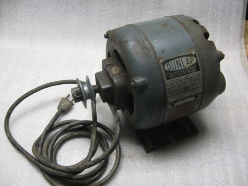 Vintage Sears Dunlap 1/4 HP Electric Motor Drill Press Lathe Bench grinder